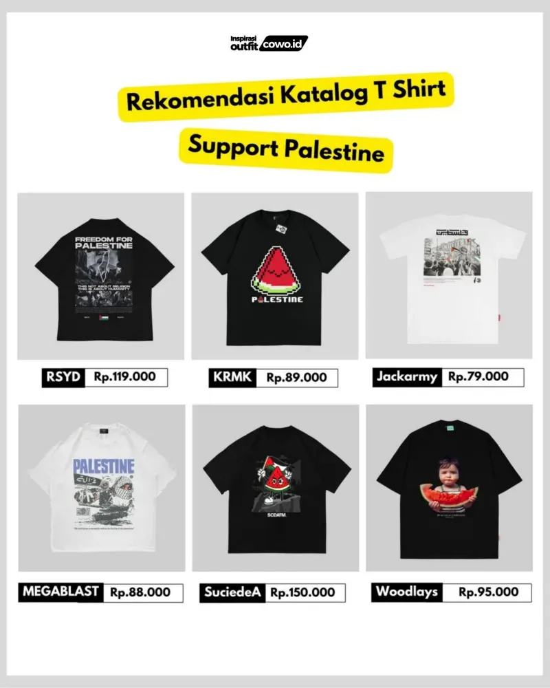atasan - T-shirt Support Palestine