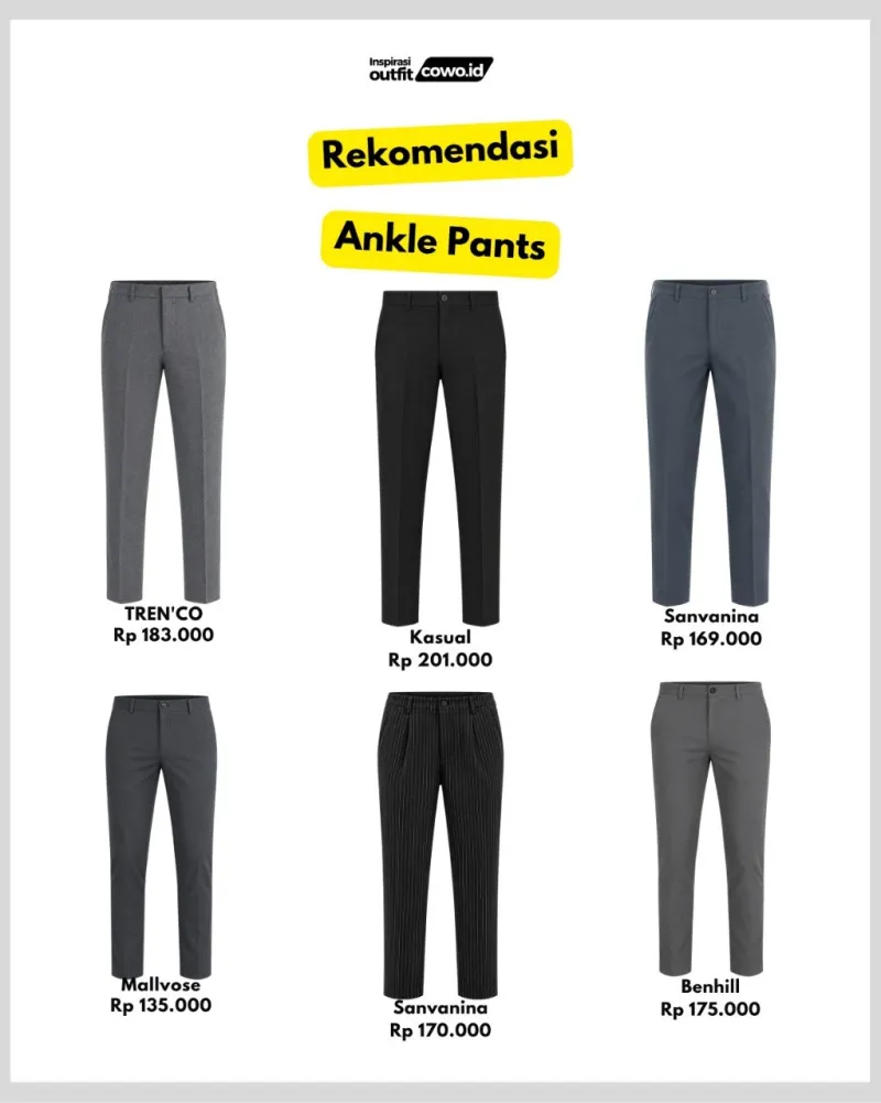 celana - celana ankle pants
