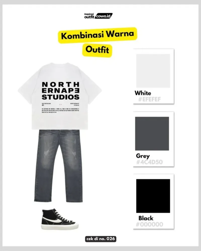 Inspirasi Outfit Pakai T-Shirt