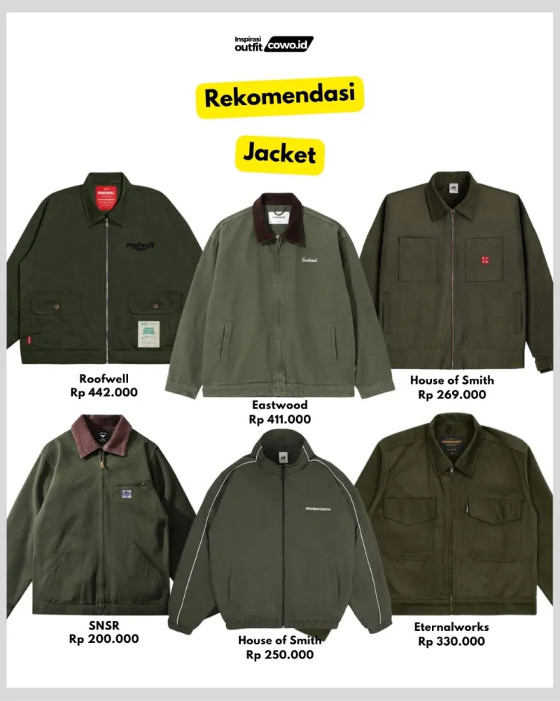jacket - jacket hijau
