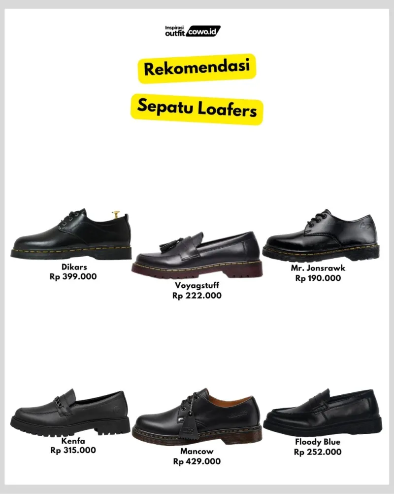 sepatu - sepatu loafers